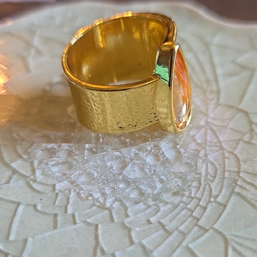 18 carat gold plated ring - Picture 7 of 7